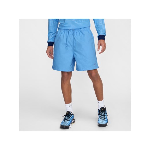 Męskie luźne spodenki Nike Club - Niebieski ze sklepu Nike poland w kategorii Spodenki męskie - zdjęcie 179308860