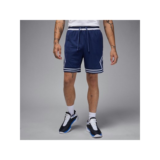 Męskie spodenki z siateczki z motywem rombu Dri-FIT Jordan Sport - Niebieski ze sklepu Nike poland w kategorii Spodenki męskie - zdjęcie 179308970