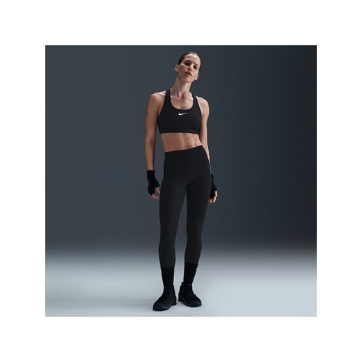 Damskie legginsy o pełnej długości z wysokim stanem Nike One - Czerń ze sklepu Nike poland w kategorii Spodnie damskie - zdjęcie 179308980