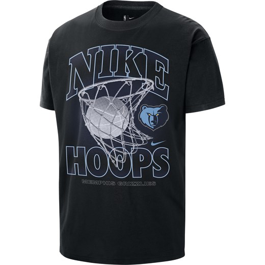 T-shirt męski Nike NBA Max90 Memphis Grizzlies Courtside - Czerń ze sklepu Nike poland w kategorii T-shirty męskie - zdjęcie 179308993