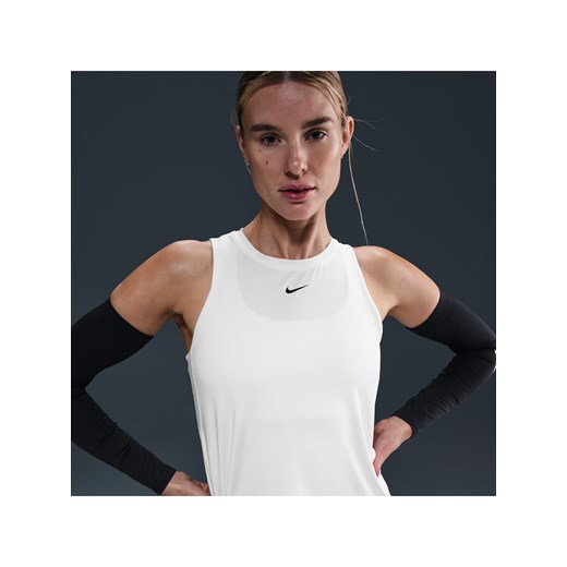 Damska koszulka bez rękawów Dri-FIT Nike One Classic - Biel ze sklepu Nike poland w kategorii Bluzki damskie - zdjęcie 179309114