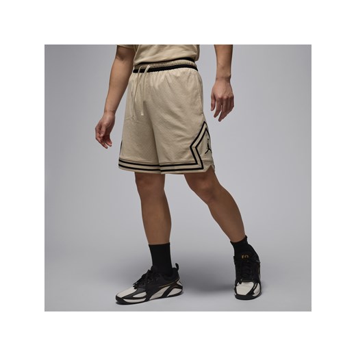 Męskie spodenki z siateczki z motywem rombu Dri-FIT Jordan Sport - Brązowy ze sklepu Nike poland w kategorii Spodenki męskie - zdjęcie 179309170