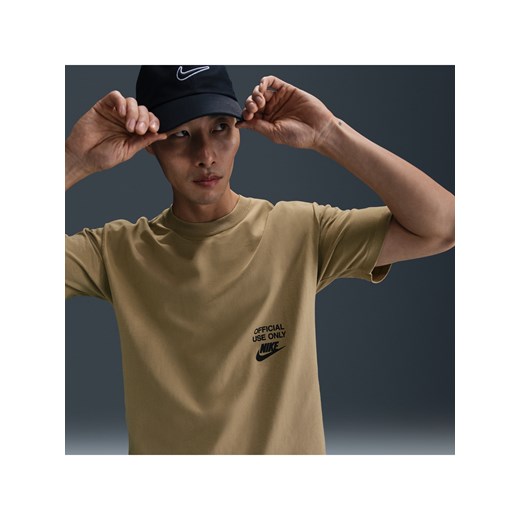 T-shirt Max90 Nike Sportswear - Brązowy ze sklepu Nike poland w kategorii T-shirty męskie - zdjęcie 179309194