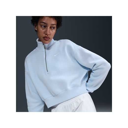 Bluza damska Nike niebieska z dresu 