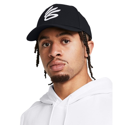 Męska czapka z daszkiem Under Armour Curry Snapback - czarna ze sklepu Sportstylestory.com w kategorii Czapki z daszkiem męskie - zdjęcie 179309612