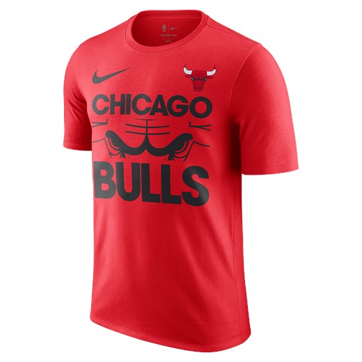T-shirt męski czerwony Nike z krótkimi rękawami