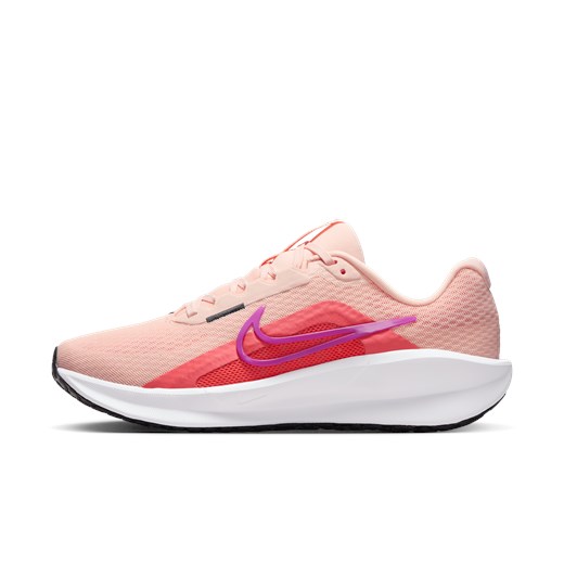 Buty sportowe damskie różowe Nike dla biegaczy downshifter sznurowane