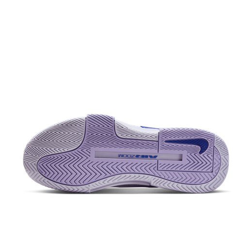 Buty sportowe damskie Nike do tenisa zoom fioletowe sznurowane