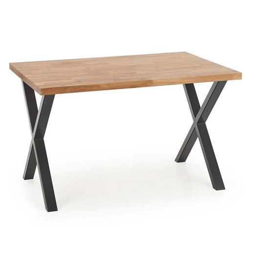 Loftowy stół do salonu Simox 3X 120 - dąb ze sklepu Edinos.pl w kategorii Stoły - zdjęcie 179314902