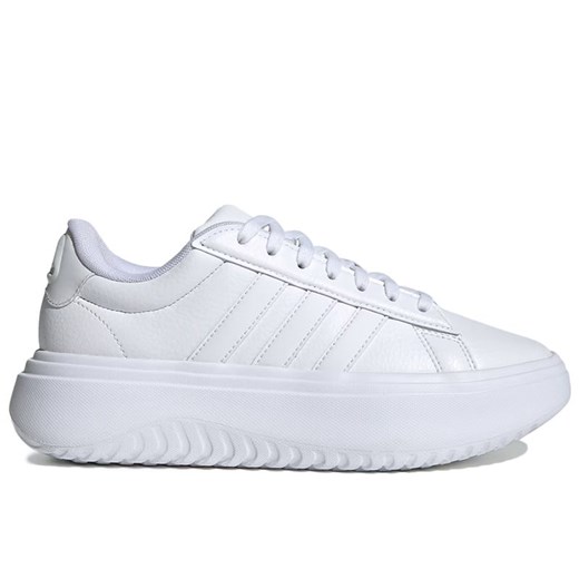 Buty damskie adidas Grand Court Platform IE1089 - białe ze sklepu streetstyle24.pl w kategorii Buty sportowe damskie - zdjęcie 179315001