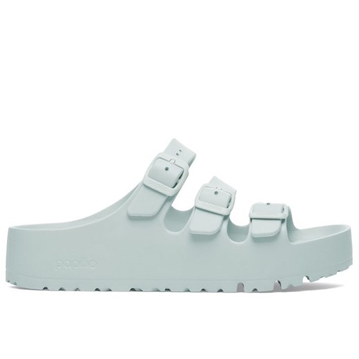Klapki damskie Birkenstock Florida Eva Flex Platform 1029736 - zielone ze sklepu streetstyle24.pl w kategorii Klapki damskie - zdjęcie 179315002