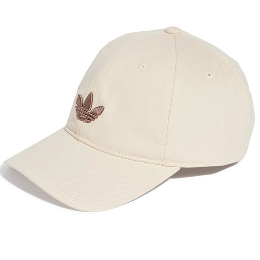 Czapka dla każdego adidas Originals Adicolor Classic Trefoil Baseball JC6037 - beżowa ze sklepu streetstyle24.pl w kategorii Czapki z daszkiem męskie - zdjęcie 179315014