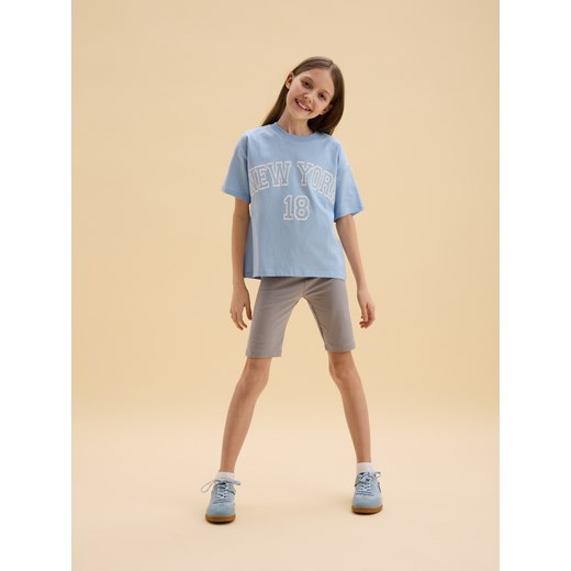 Reserved - Bawełniane kolarki - jasnoszary Reserved 122 (6-7 lat) Reserved