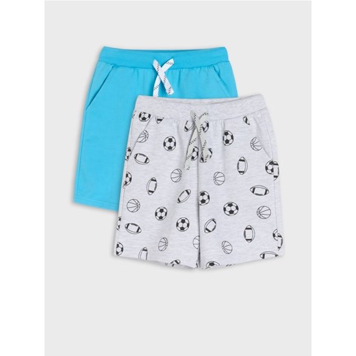 Sinsay - Szorty z motywem piłkarskim 2 pack - Inny ze sklepu Sinsay w kategorii Spodenki chłopięce - zdjęcie 179318441