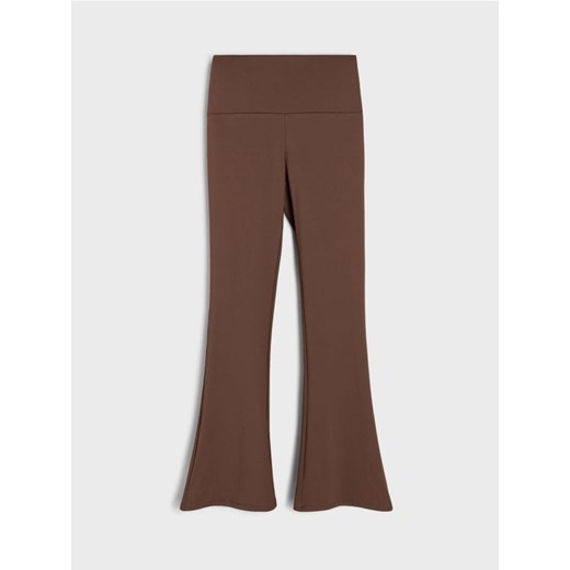 Sinsay - Spodnie z elastycznym pasem - brązowy Sinsay M Sinsay