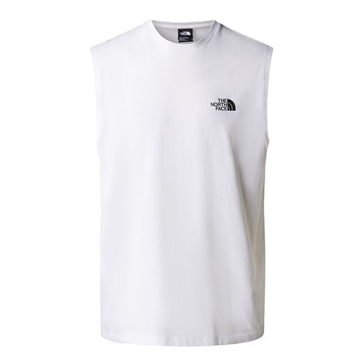 Koszulka The North Face Simple Dome Tank 0A87R3FN41 - biała ze sklepu streetstyle24.pl w kategorii T-shirty męskie - zdjęcie 179318612