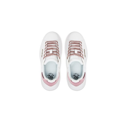 Buty sportowe damskie białe Just Cavalli sneakersy płaskie 