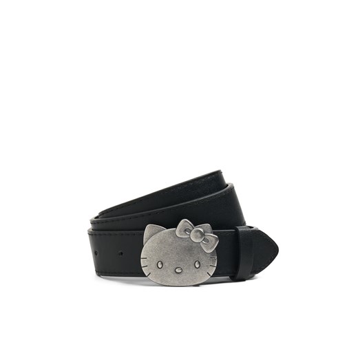 Cropp - Pasek z klamrą w kształcie Hello Kitty - czarny ze sklepu Cropp w kategorii Paski damskie - zdjęcie 179321902