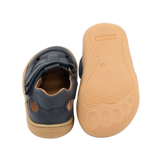 POM POM Skórzane buty w kolorze granatowym do chodzenia na boso Pom Pom 29 Limango Polska wyprzedaż