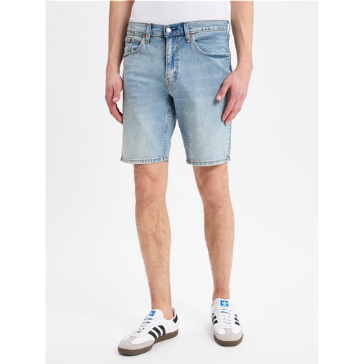 Levi's Męskie szorty jeansowe - 445 Mężczyźni Bawełna bielony jednolity ze sklepu vangraaf w kategorii Spodenki męskie - zdjęcie 179328603