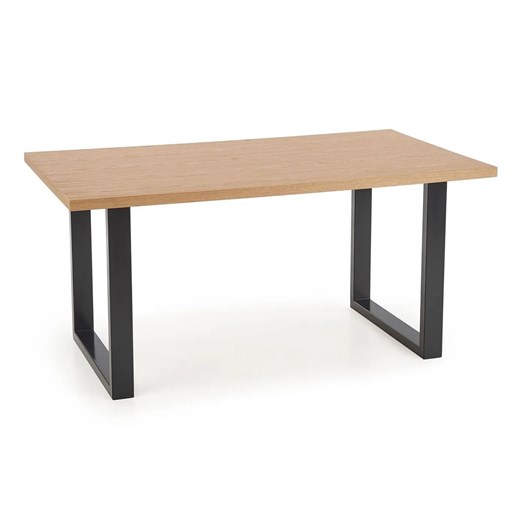 Minimalistyczny stół w stylu loft do salonu Karix 2X 160 - dąb ze sklepu Edinos.pl w kategorii Stoły - zdjęcie 179332183
