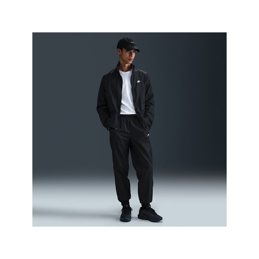 Męski dres z tkaniny Nike Club - Czerń ze sklepu Nike poland w kategorii Dresy męskie - zdjęcie 179332260