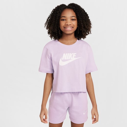 Bluzka dziewczęca Nike na lato