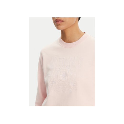 Różowa bluza damska Tommy Jeans jesienna 