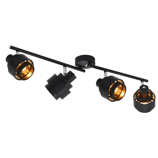 Czarna lampa sufitowa punktowa listwa - EX92-Brickon ze sklepu Edinos.pl w kategorii Oświetlenie ogrodowe - zdjęcie 179334601