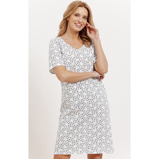 Damska koszula nocna Demi 3419, Kolor ecru-wzór, Rozmiar M, Taro ze sklepu Intymna w kategorii Koszule nocne - zdjęcie 179334674