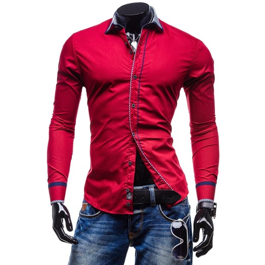 Koszula męska BY MIRZAD 4774 czerwona