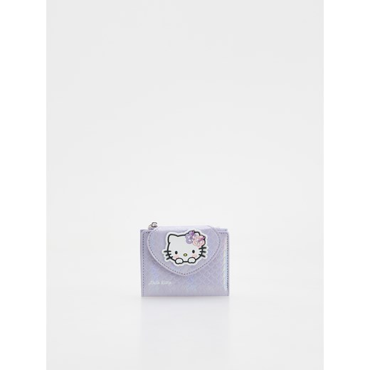 Reserved - Portfel Hello Kitty z imitacji skóry - lawendowy ze sklepu Reserved w kategorii Torby i walizki dziecięce - zdjęcie 179336294