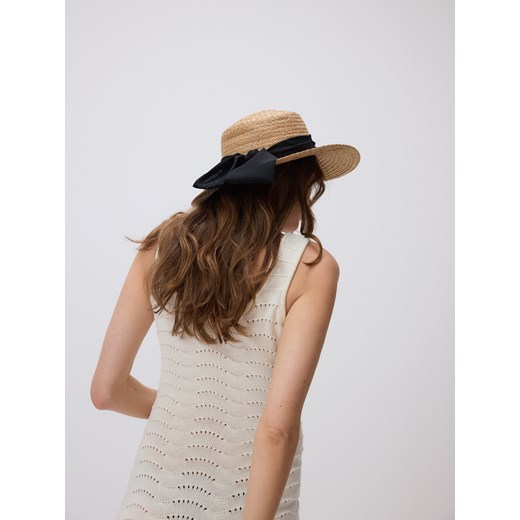 Kapelusz damski Reserved beżowy 