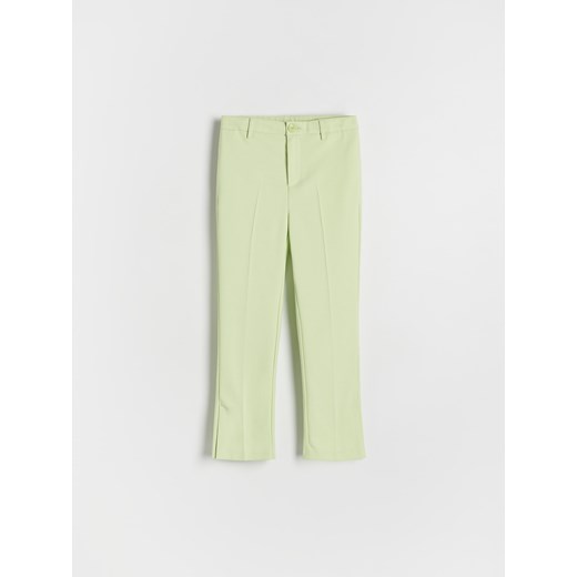 Reserved - Eleganckie spodnie - zielony ze sklepu Reserved w kategorii Spodnie dziewczęce - zdjęcie 179337184