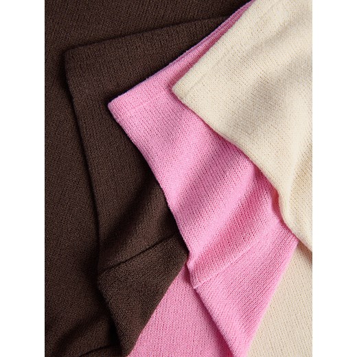 Bluzka damska Reserved z wiskozy na wiosnę z krótkim rękawem z okrągłym dekoltem casualowa 