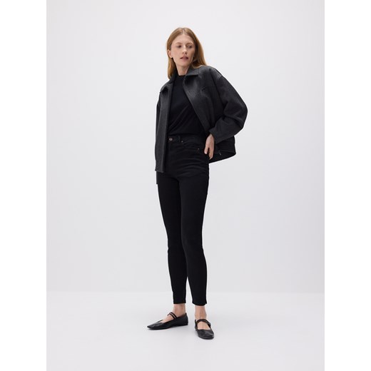 Reserved - Jeansy push up slim long leg - czarny Reserved 40 Reserved