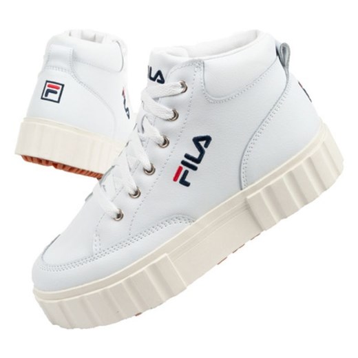Buty Fila Sandblast FFW018710004 białe ze sklepu ButyModne.pl w kategorii Buty sportowe damskie - zdjęcie 179342643