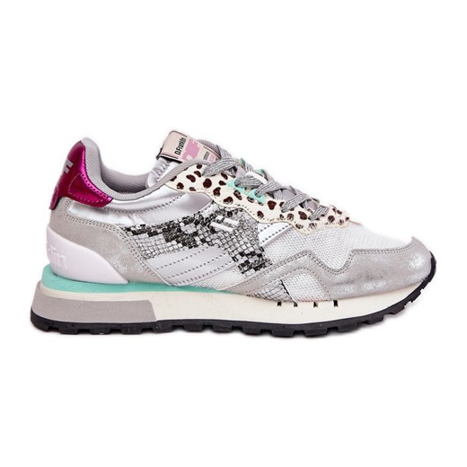 Sneakersy Buty Sportowe Damskie D.Franklin DFSH378006 Srebrne srebrny ze sklepu ButyModne.pl w kategorii Buty sportowe damskie - zdjęcie 179342664