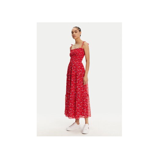Sukienka Tommy Jeans maxi na ramiączkach