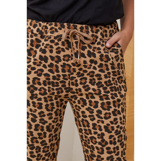 Curvy Lady Spodnie w kolorze brązowym Curvy Lady 48/50 Limango Polska okazja