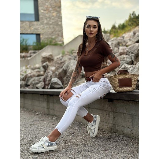 Bluzka damska Other casual z okrągłym dekoltem 