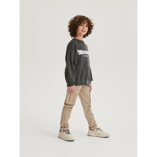 Reserved - Bluza oversize Dragon Ball - czarny ze sklepu Reserved w kategorii Bluzy chłopięce - zdjęcie 179347801