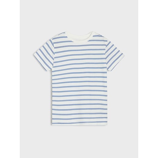 Sinsay - Koszulki z domieszką wiskozy 5 pack - brązowy Sinsay 116 Sinsay