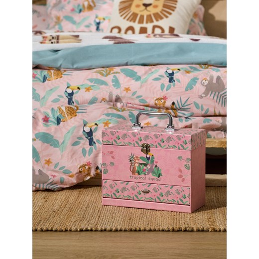 Sinsay - Pudełko do przechowywania w formie walizki - wielobarwny Sinsay One Size Sinsay