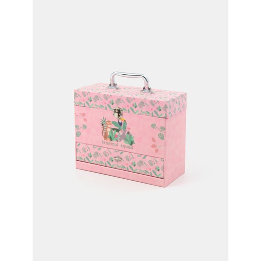 Sinsay - Pudełko do przechowywania w formie walizki - wielobarwny Sinsay One Size Sinsay