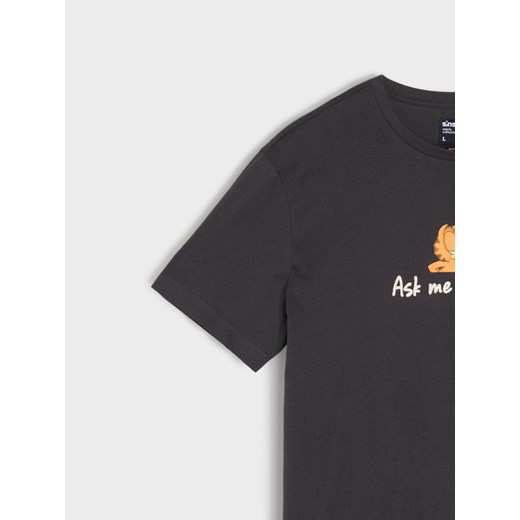 Sinsay - Koszulka z nadrukiem Garfield - szary Sinsay 3XL Sinsay