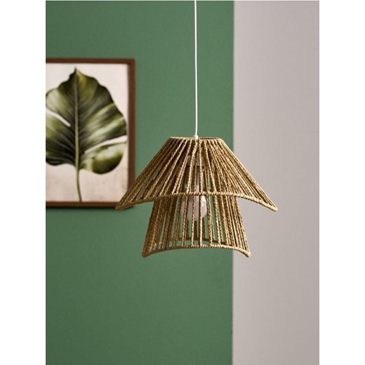 Sinsay - Pleciony klosz do lampy - beżowy ze sklepu Sinsay w kategorii Lampy sufitowe - zdjęcie 179349724
