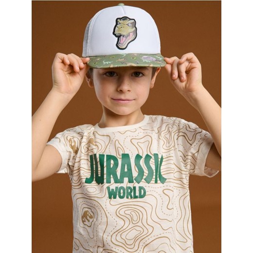 Sinsay - Czapka z daszkiem Jurassic Park - zielony ze sklepu Sinsay w kategorii Czapki dziecięce - zdjęcie 179349874