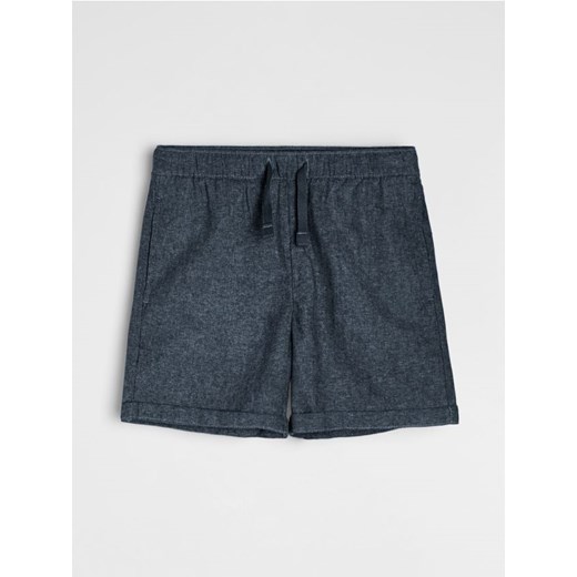 Sinsay - Szorty z lnem - mid blue Sinsay 134 Sinsay