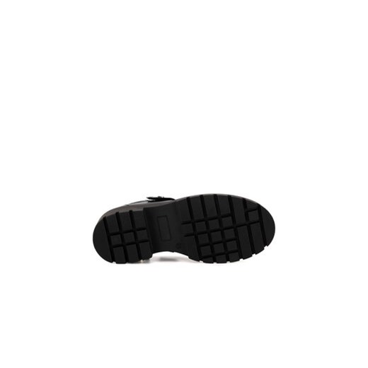 Balerinki dziecięce czarne na rzepy 